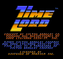 Time Lord title screenshot